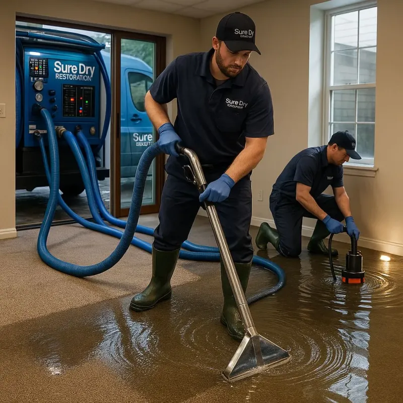Water Extraction and Removal process in Prudenville, MI